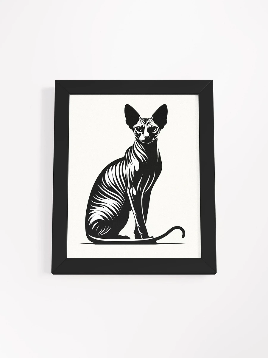 Framed High-Quality Matte Poster (in): Sphynx product image (2)