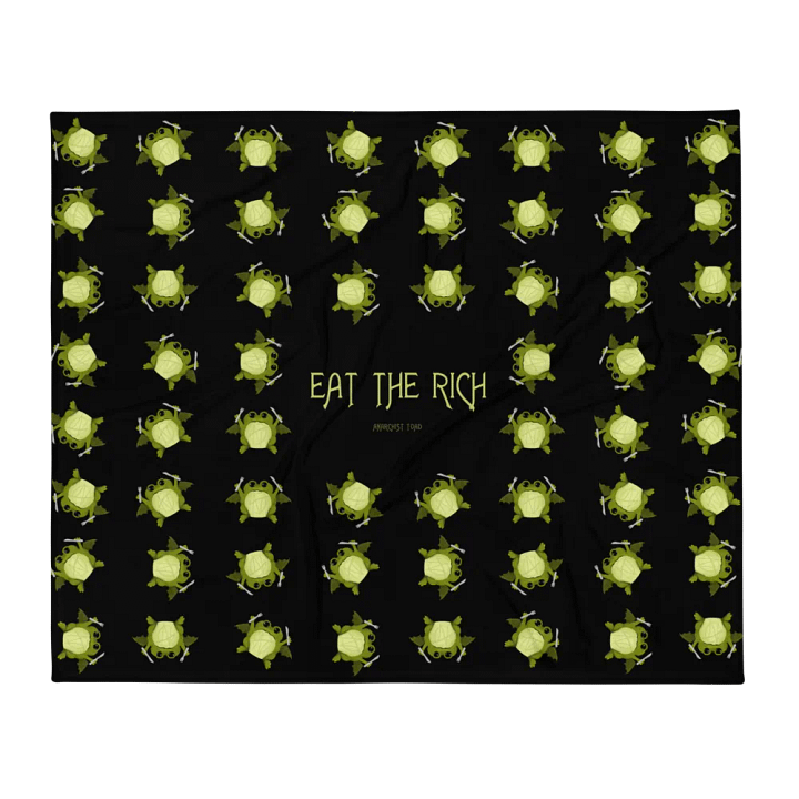 Eat the Rich Throw Blanket product image (13)