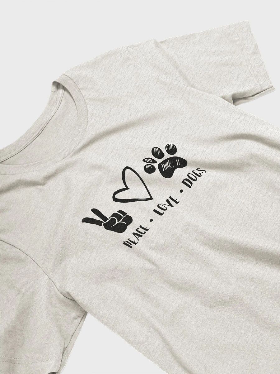 "Peace-love-dogs" t-shirt product image (11)