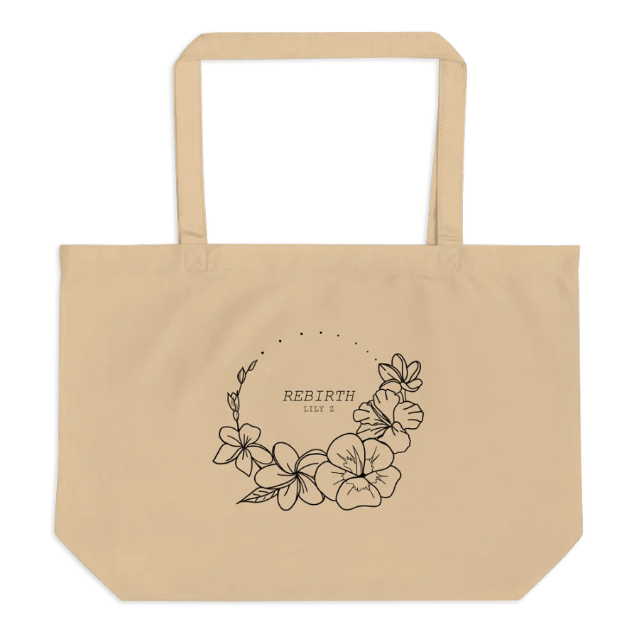 REBIRTH Organic Cotton Tote Bag - Beige product image (1)