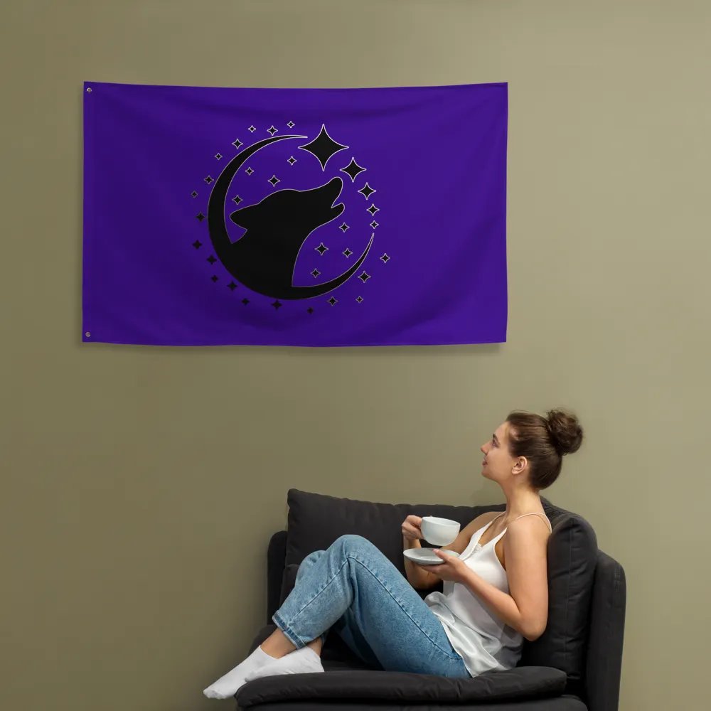 Wolves of Selene Flag product image (12)