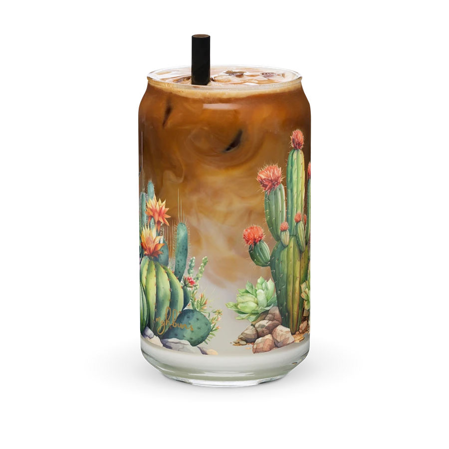 Desert Bloom: A Tale of Resilience Glass Can (16 oz) product image (11)