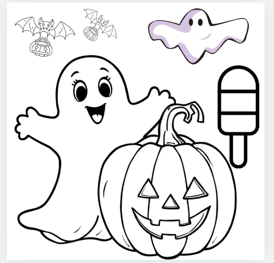 50 Halloween Coloring Book product image (4)