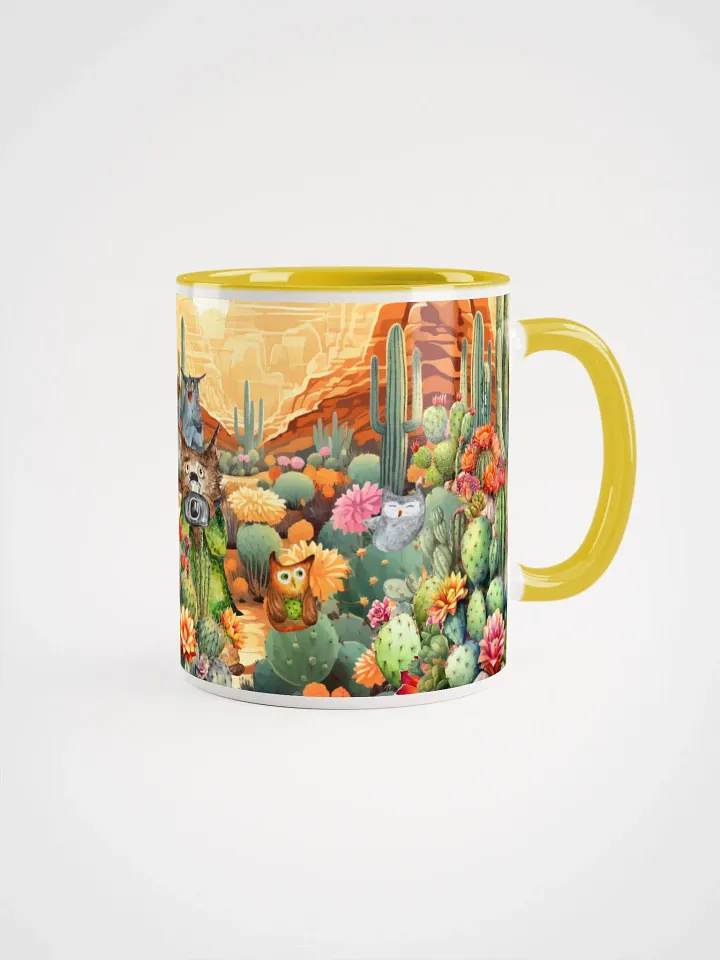 Desert Bloom: A Tale of Resilience Ceramic Mug | 11oz & 15oz | Nature-Inspired Drinkware product image (1)