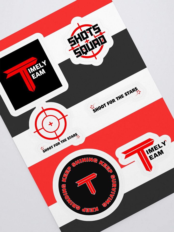 Timely Team Stickers ! product image (1)