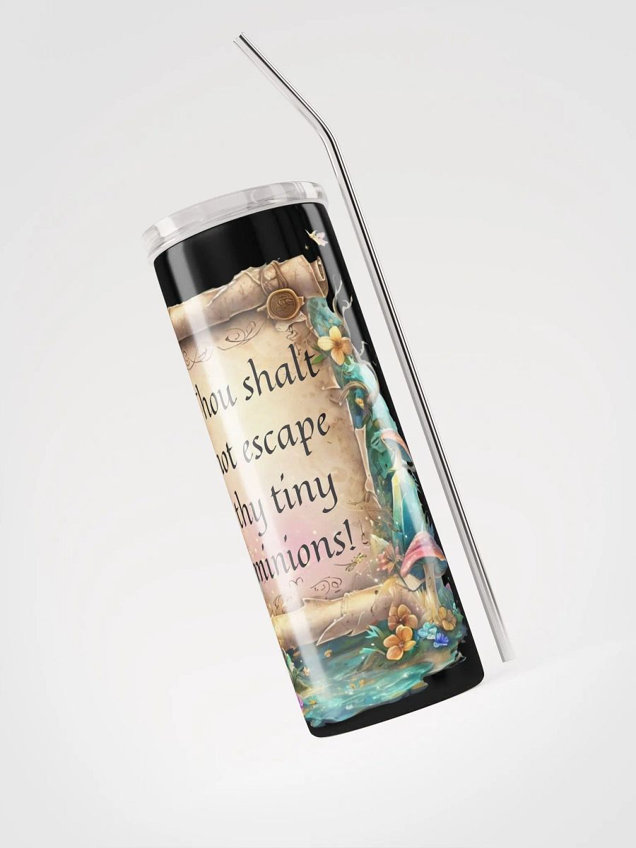 Funny Mom Tumbler – “Thou Shalt Not Escape Thy Tiny Minions!” product image (3)