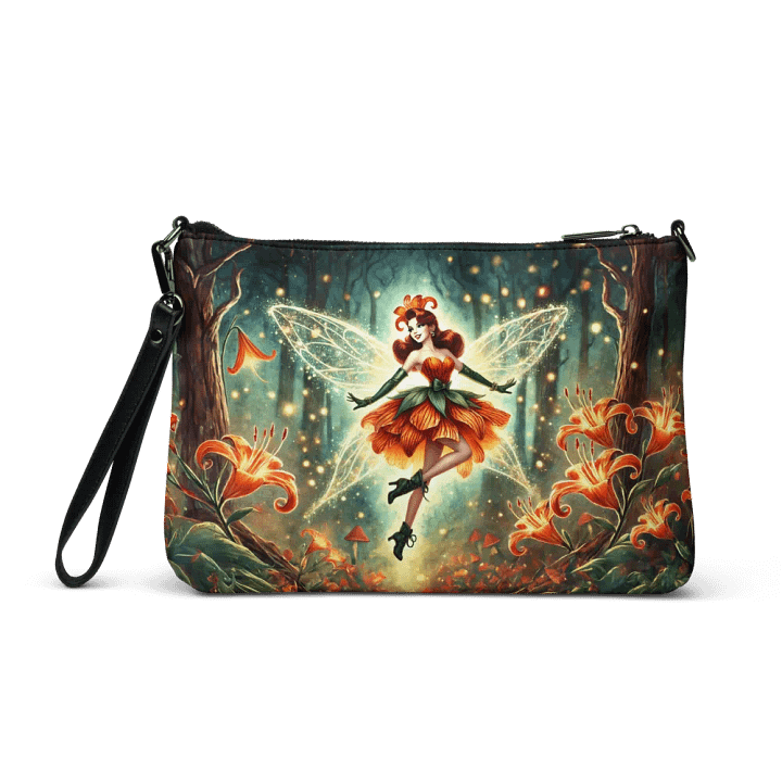 Enchanted Orange Lily Fairy Crossbody Bag - Fairytale Purse product image (2)