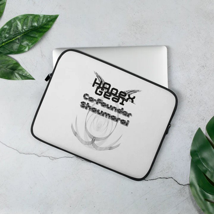 Laptop Sleeve - Co Founder Shaumarai - Black HApex Gear Black Logo product image (2)