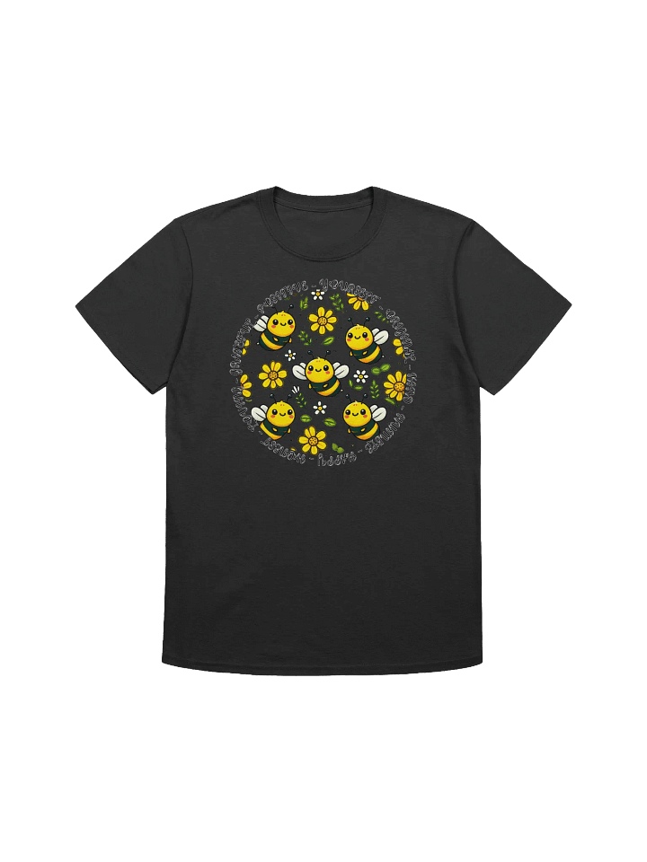 Positive Bumblebees-Uplifting Bee and Flower Design T-Shirt product image (2)