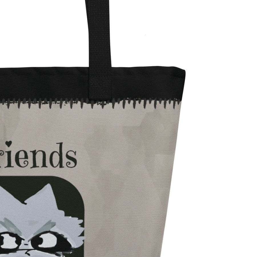 Root Shoulder Tote Bag for Board Gamers - 4 Base Factions We're All Friends Until Game Night - unofficial product image (4)