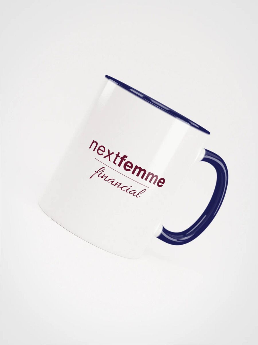 Repeated Ceramic Mug with Maroon Logotype product image (4)