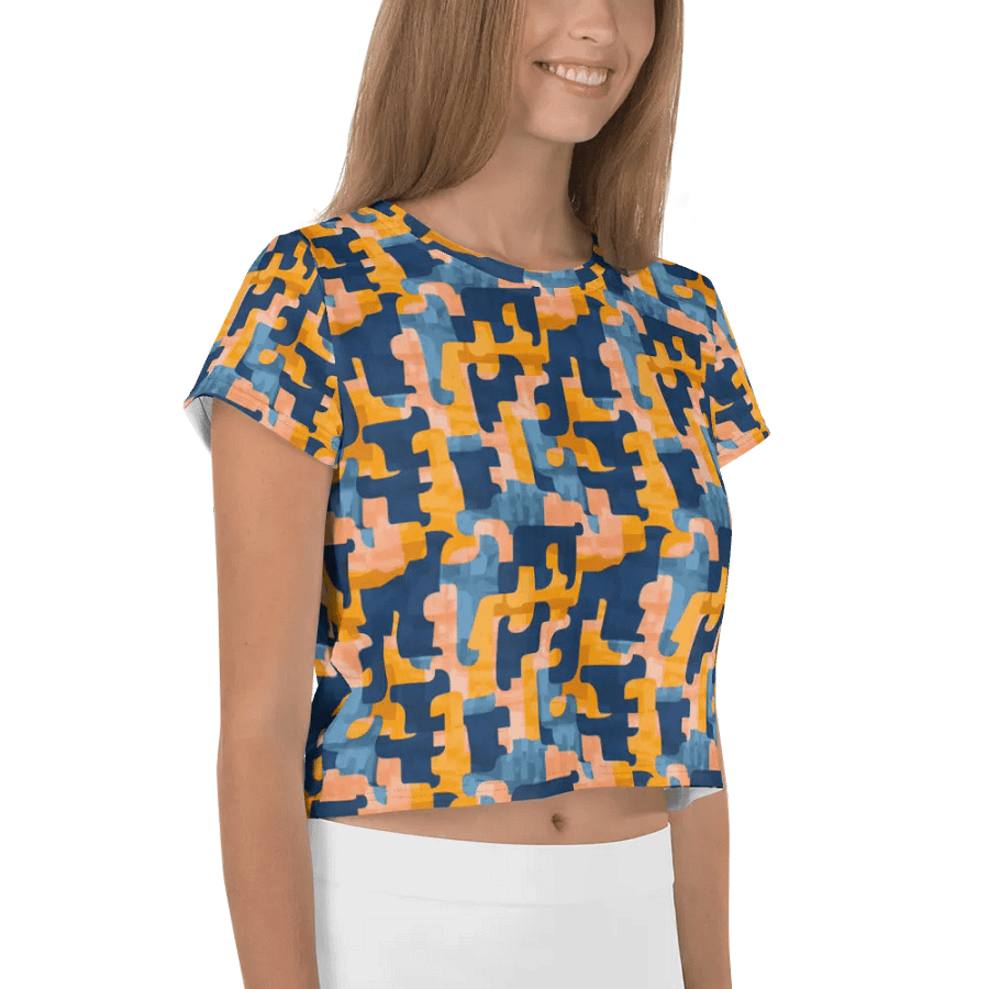 Flowing Shapes | Crop Tee product image (5)
