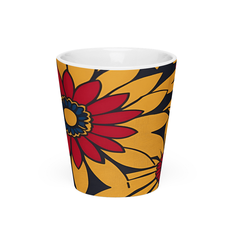 Bold Blossom Latte Mug product image (3)