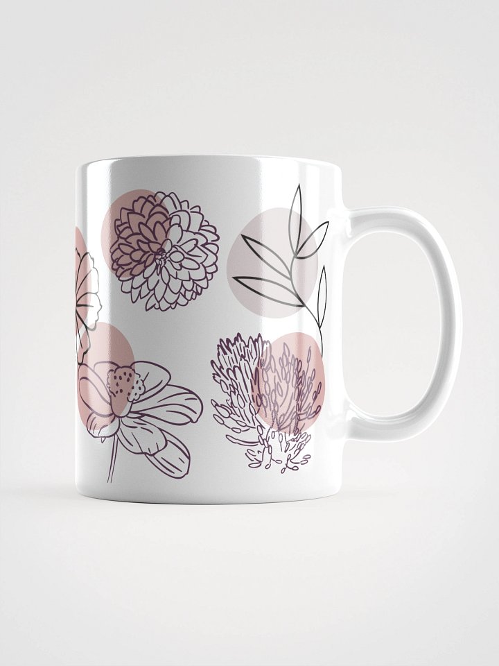 Mug Blanc - Rêverie Florale- Cadeau Floral Stylisé product image (1)