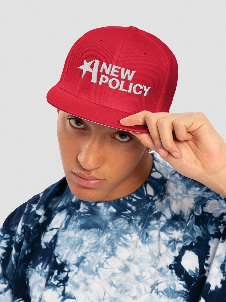 A New Policy Snapback Hat - Red product image (5)