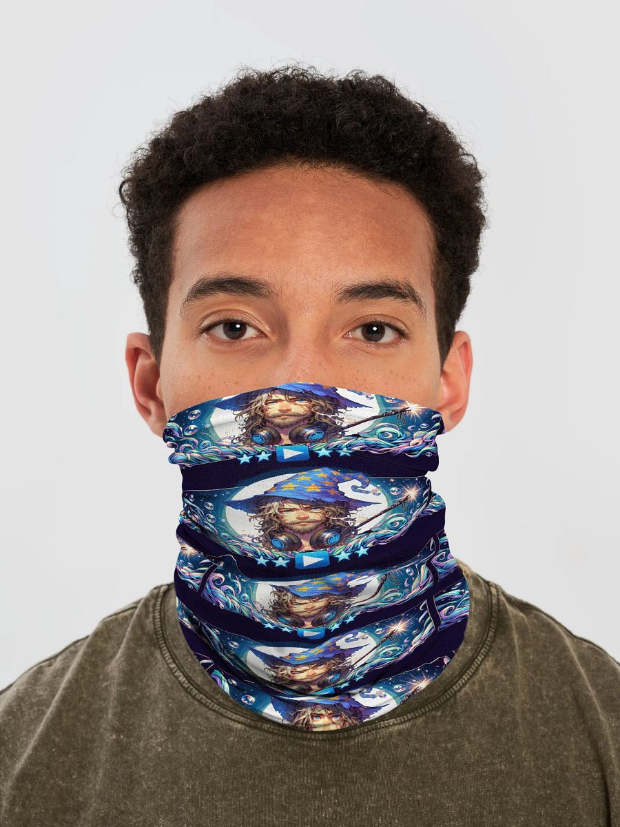The Professor Dark All-Over Print Neck Gaiter product image (1)