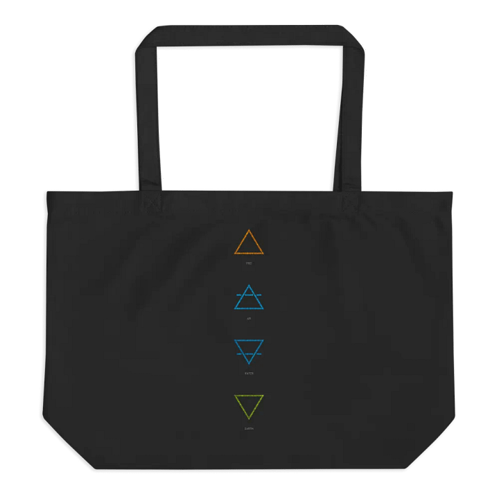 Illusory Triangles Organic Tote product image (1)