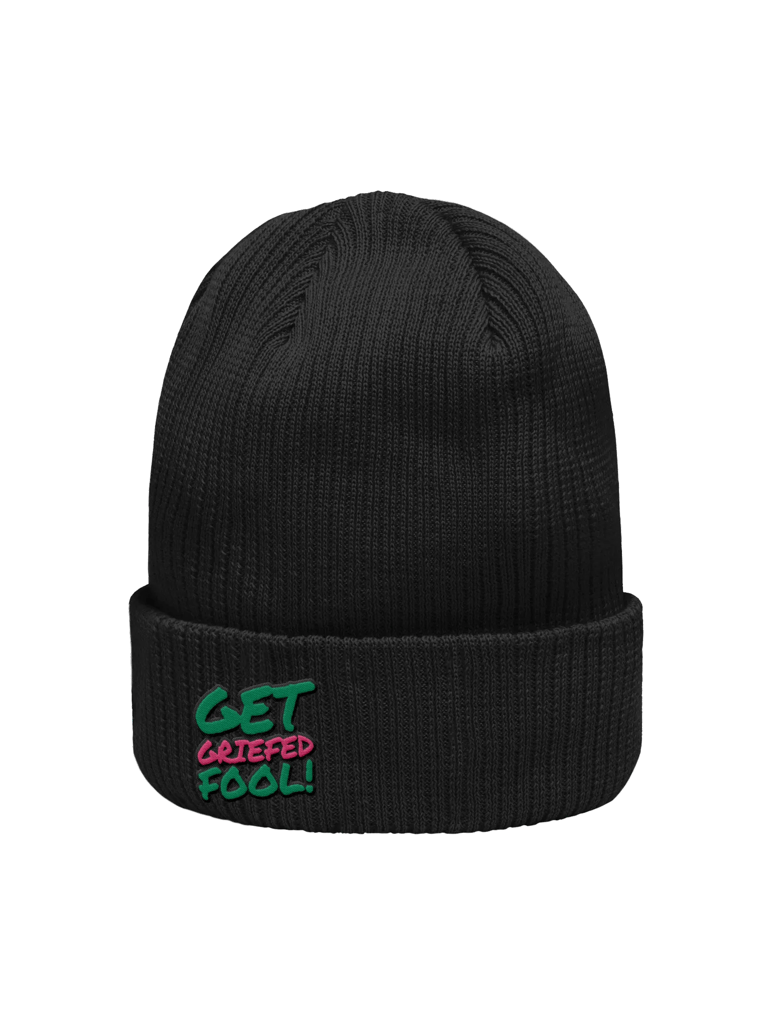 Get Griefed Fool! - Atlantis Organic Ribbed Beanie product image (8)