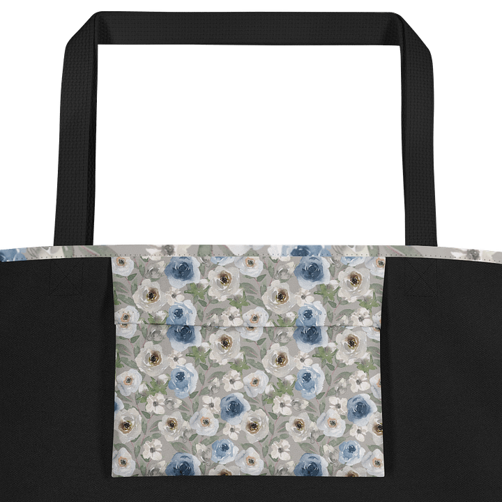Grey Roses Tote Bag product image (2)