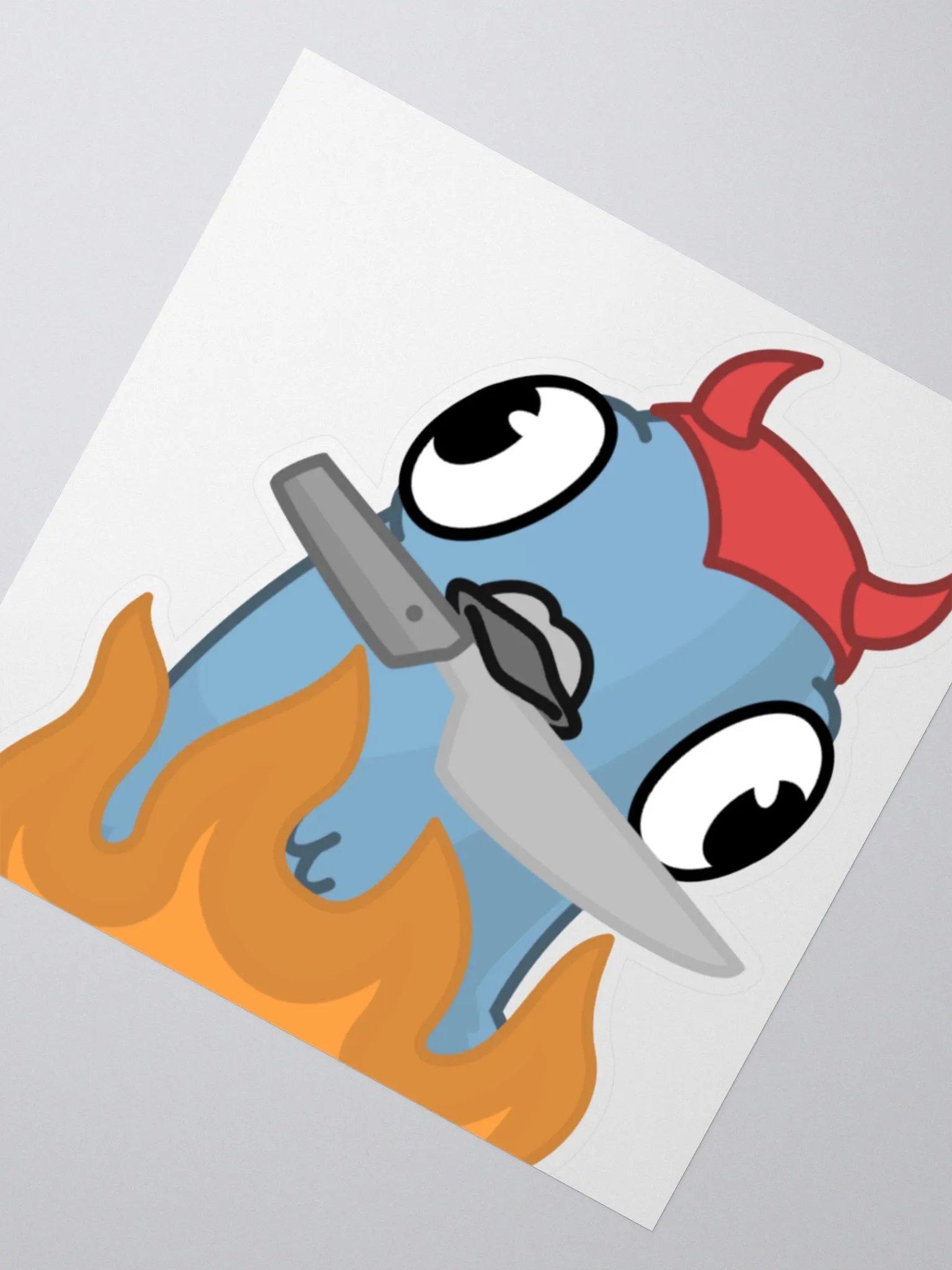 CRAZED PIGEON STICKER product image (4)