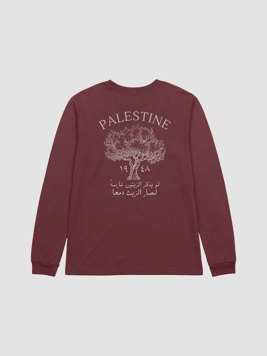 Palestine Olive Tree Long sleeve Tee Unisex product image (3)