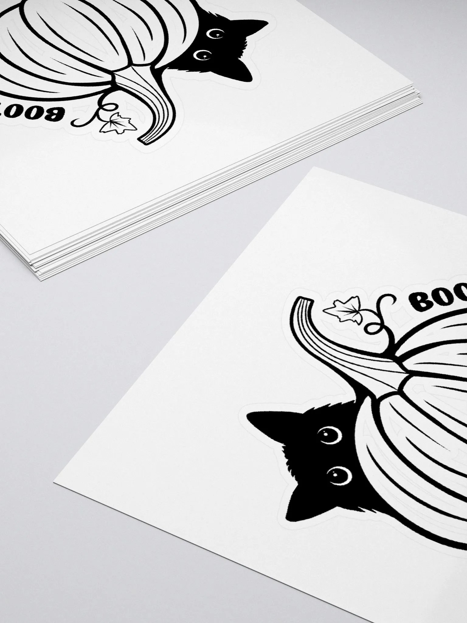 Kitty with a Pumpkin Sticker product image (4)