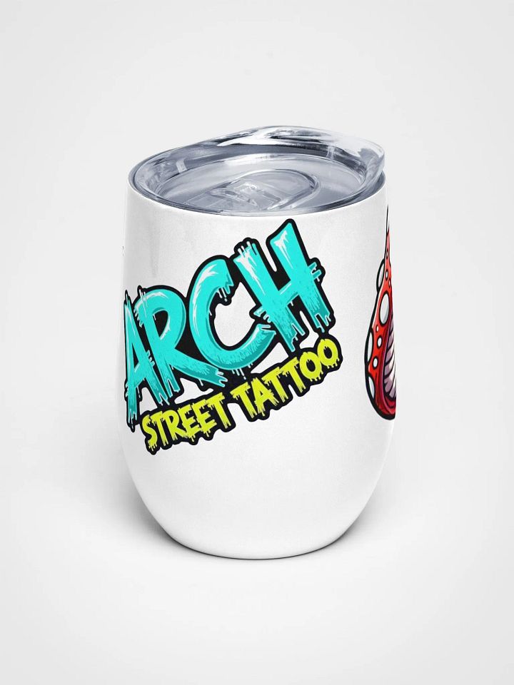 ARCH STREET TATTOO CO. Skull Shroom Wine Tumbler product image (1)