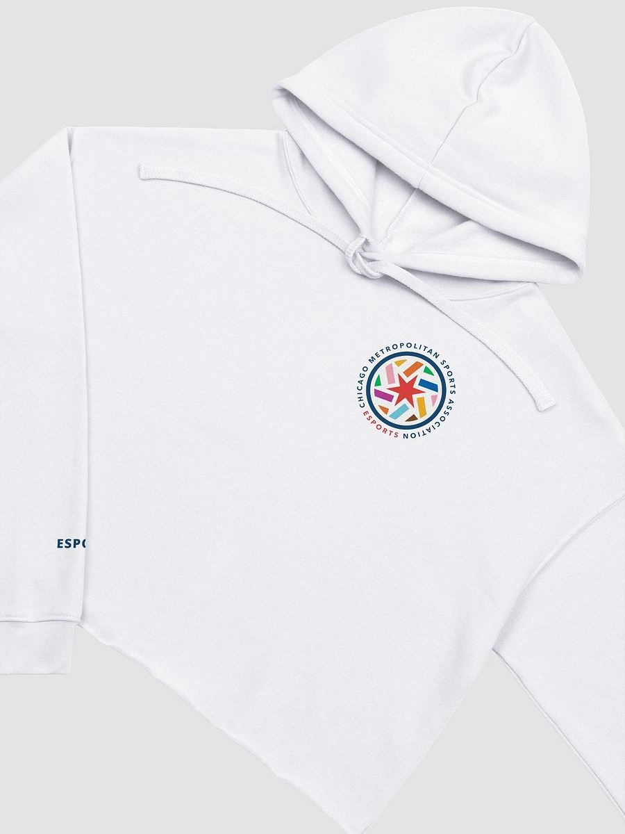 Cropped Hoodie Brand Refresh White product image (3)