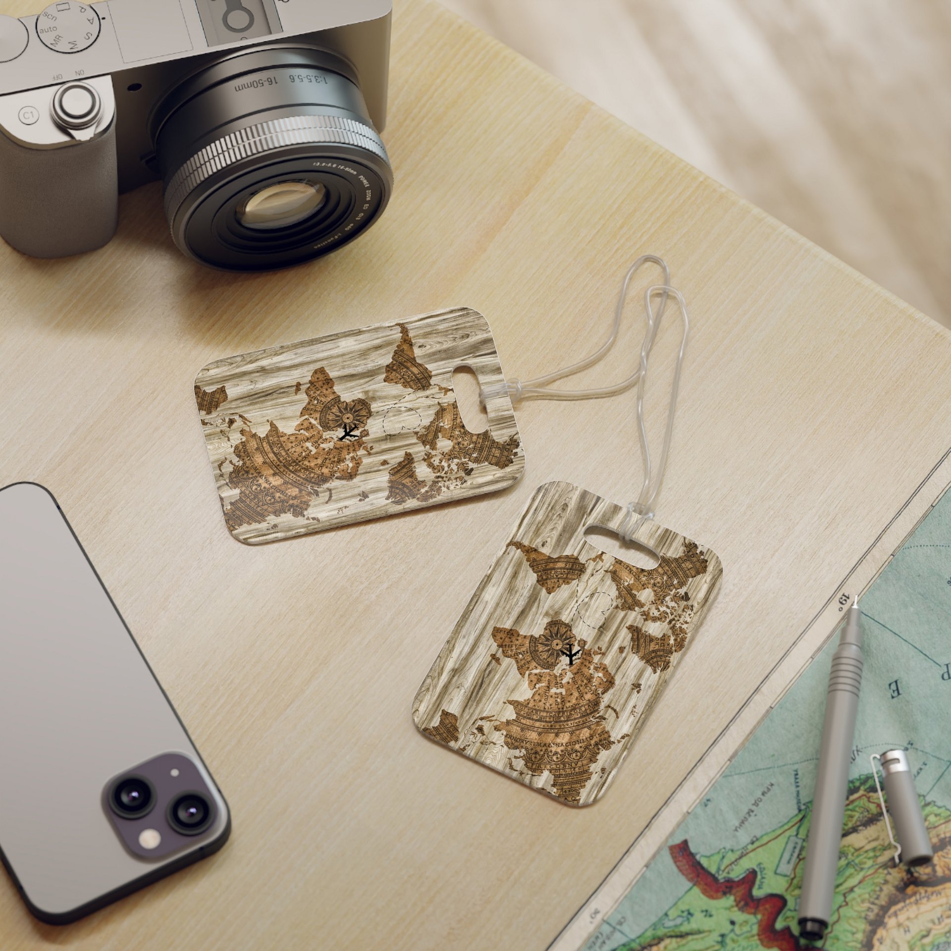 Luggage Tags - World Map product image (2)