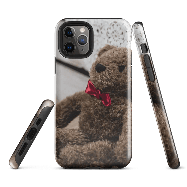 Lonely Teddy Bear Phone Case – Reliable Protection with a Touch of Charm product image (2)