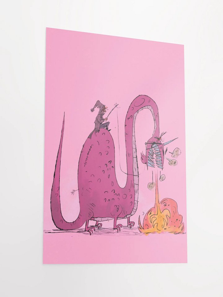 poster- angry dragon product image (2)