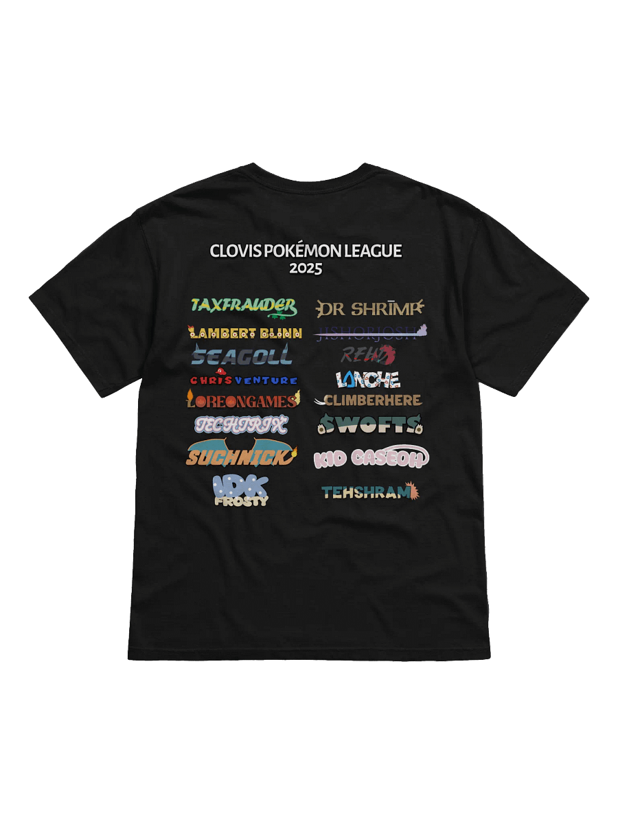 Clovis Pokémon League Tee product image (4)