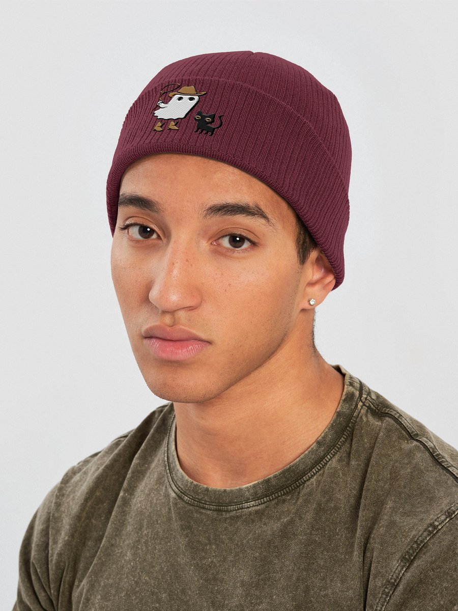 Spectral Ghost Cowboy Embroidered Beanie product image (21)