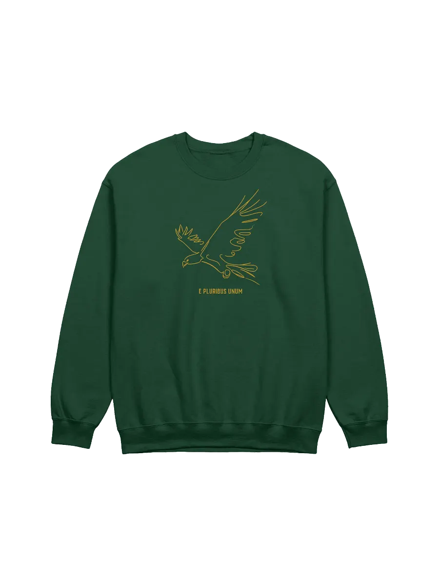 Golden Flight Bird Crewneck Sweatshirt product image (9)