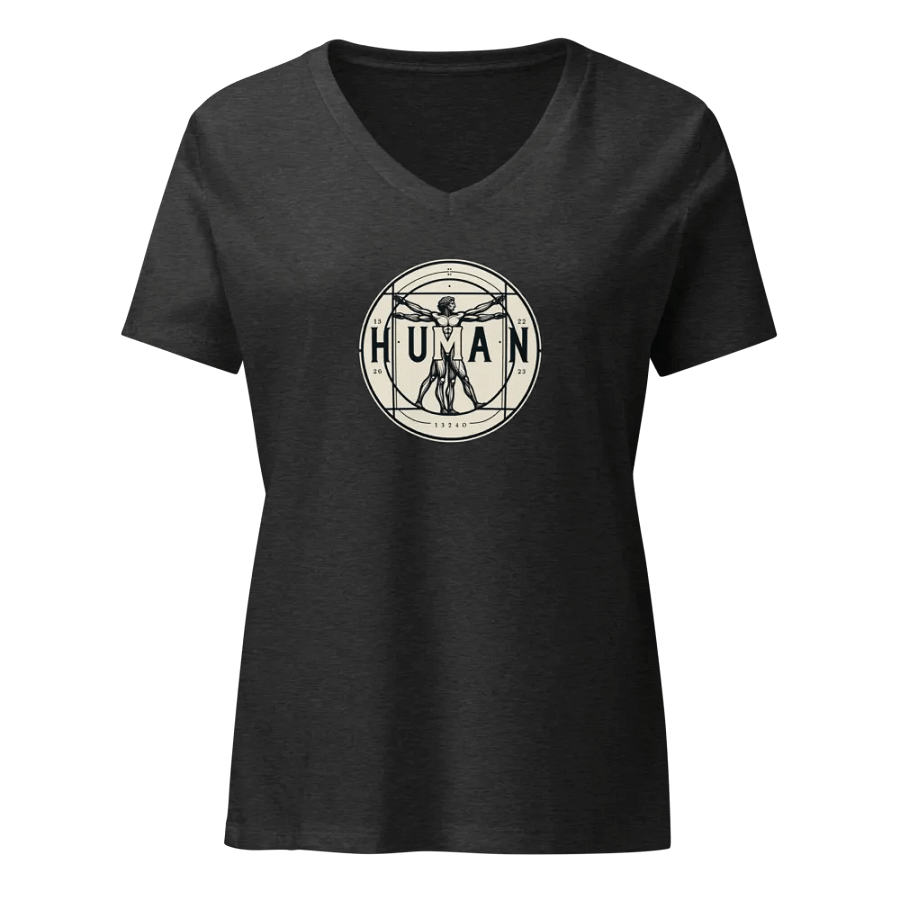 Human V-Neck T-Shirt product image (1)