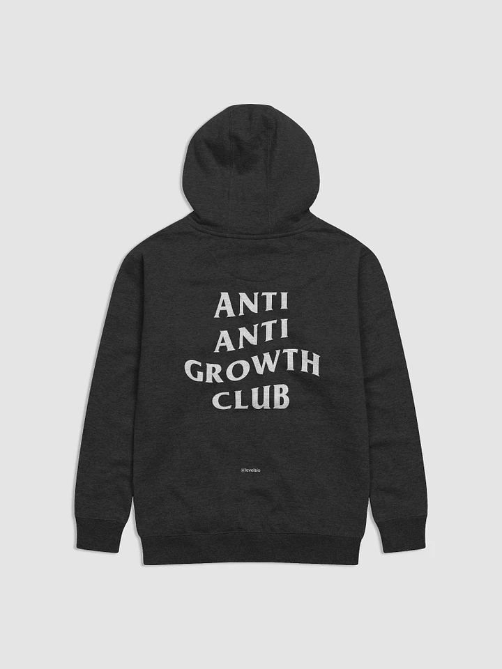 anti anti growth club hoodie - 65% soft cotton product image (2)