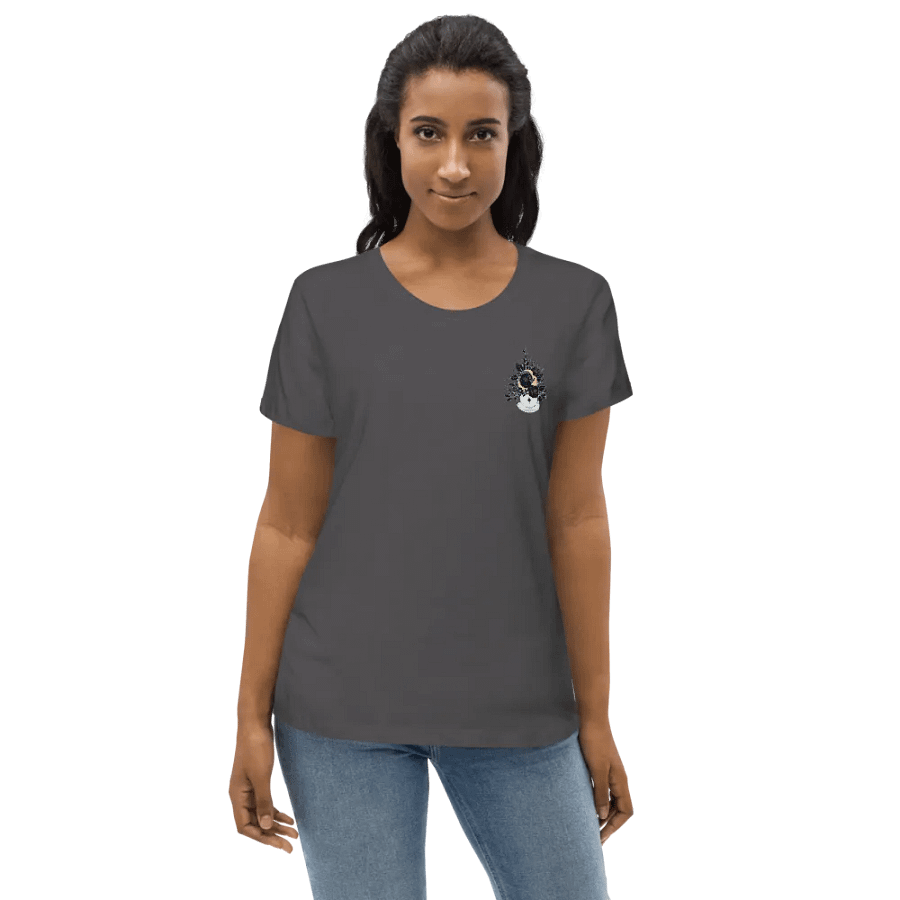 JeffBrutlag Florals and Moon Logo Femme Fit Tee product image (6)