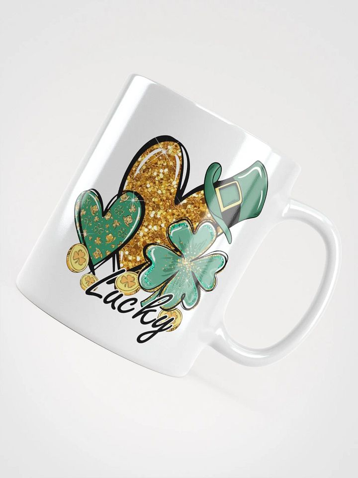 Lucky Glitter Hearts Mug product image (2)