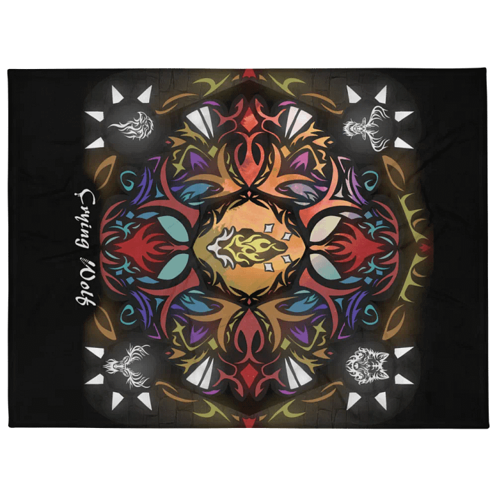 Crying Wolf Album Cover Blanket product image (1)