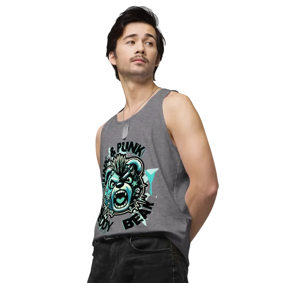 Bad Teddy | Cotton Heritage Men's Premium Tank Top product image (4)