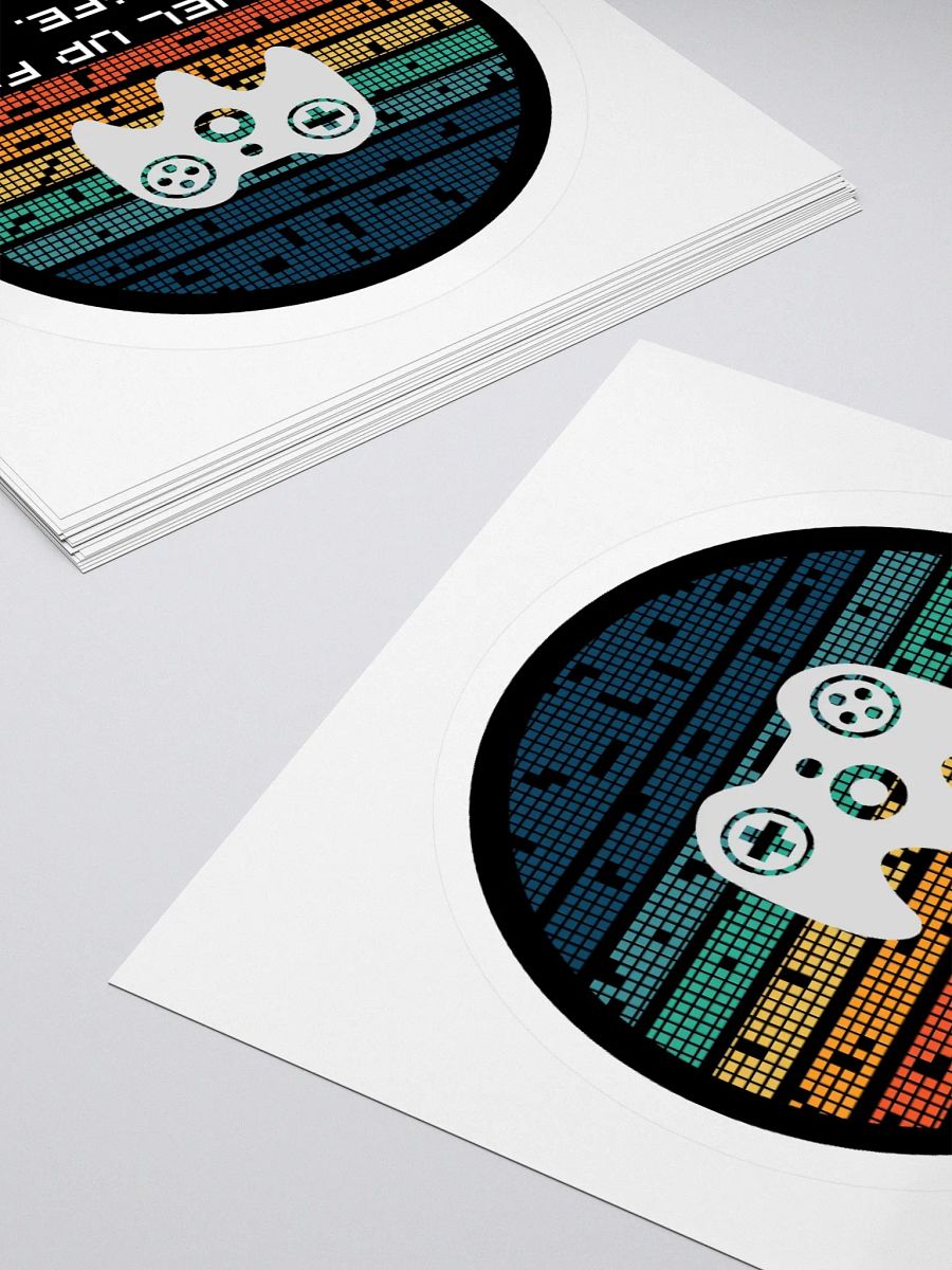Retro Gaming Level Up For Life. Sticker product image (13)