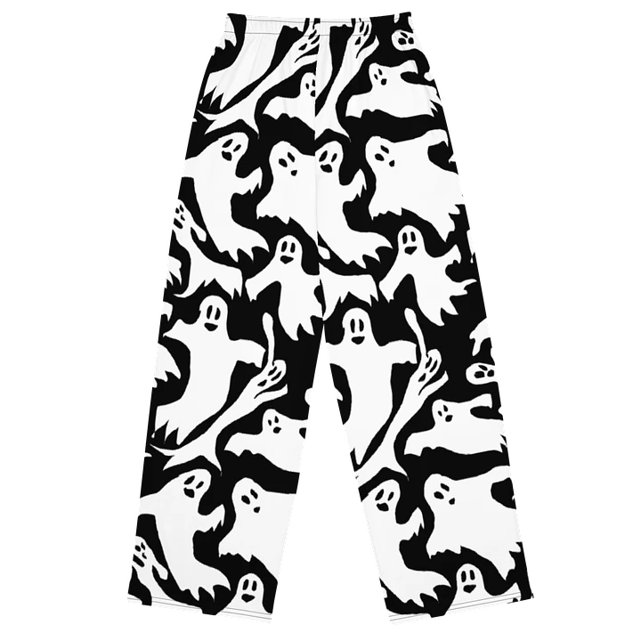 Ghosts Pattern Wideleg Pants product image (1)