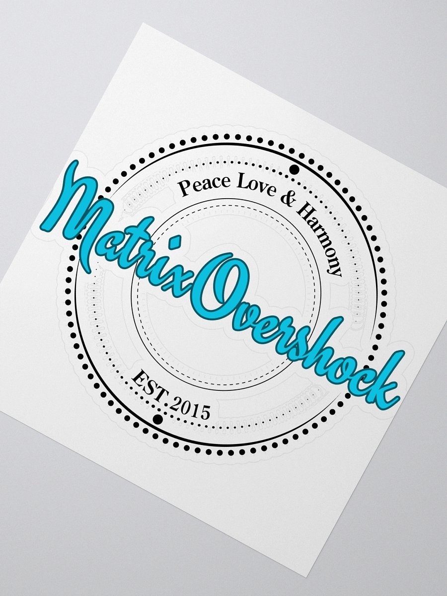 5.5 x 5.5 Peace Love & Harmony Sticker product image (2)