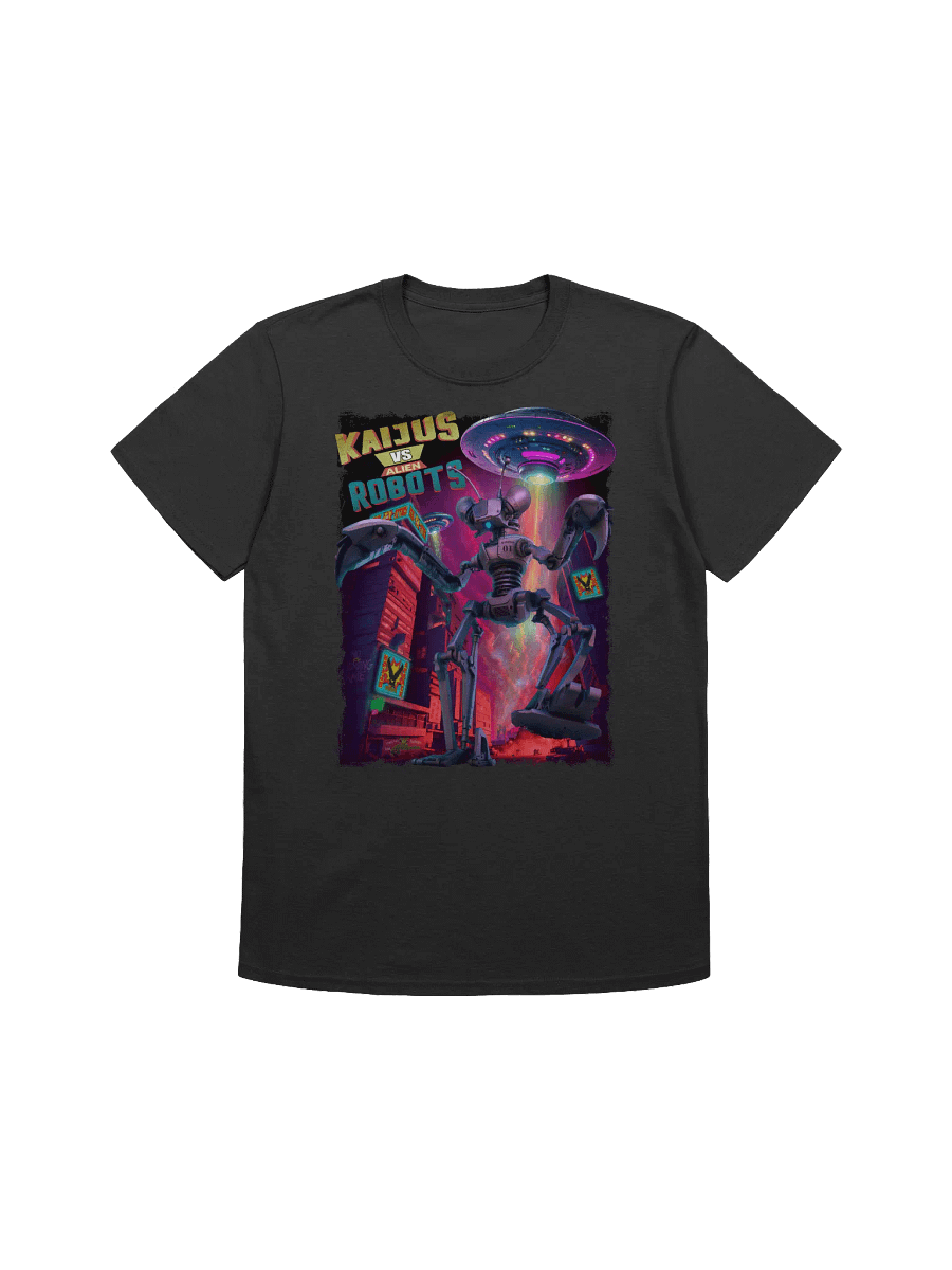 Kaijus VS Alien Robots Unisex T-Shirt product image (1)