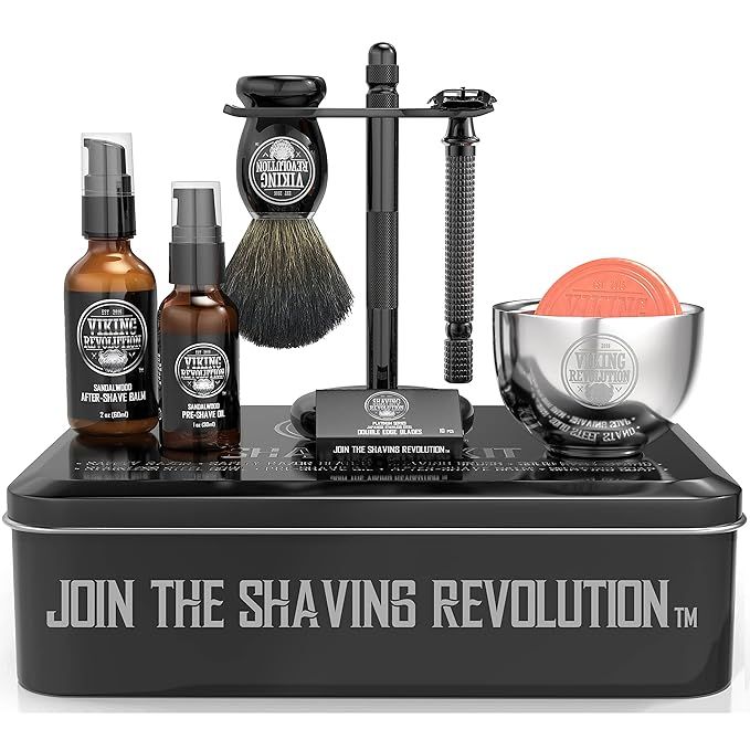 Viking Revolution Luxury Safety Razor Shaving Kit - The Ultimate Grooming Experience product image (1)