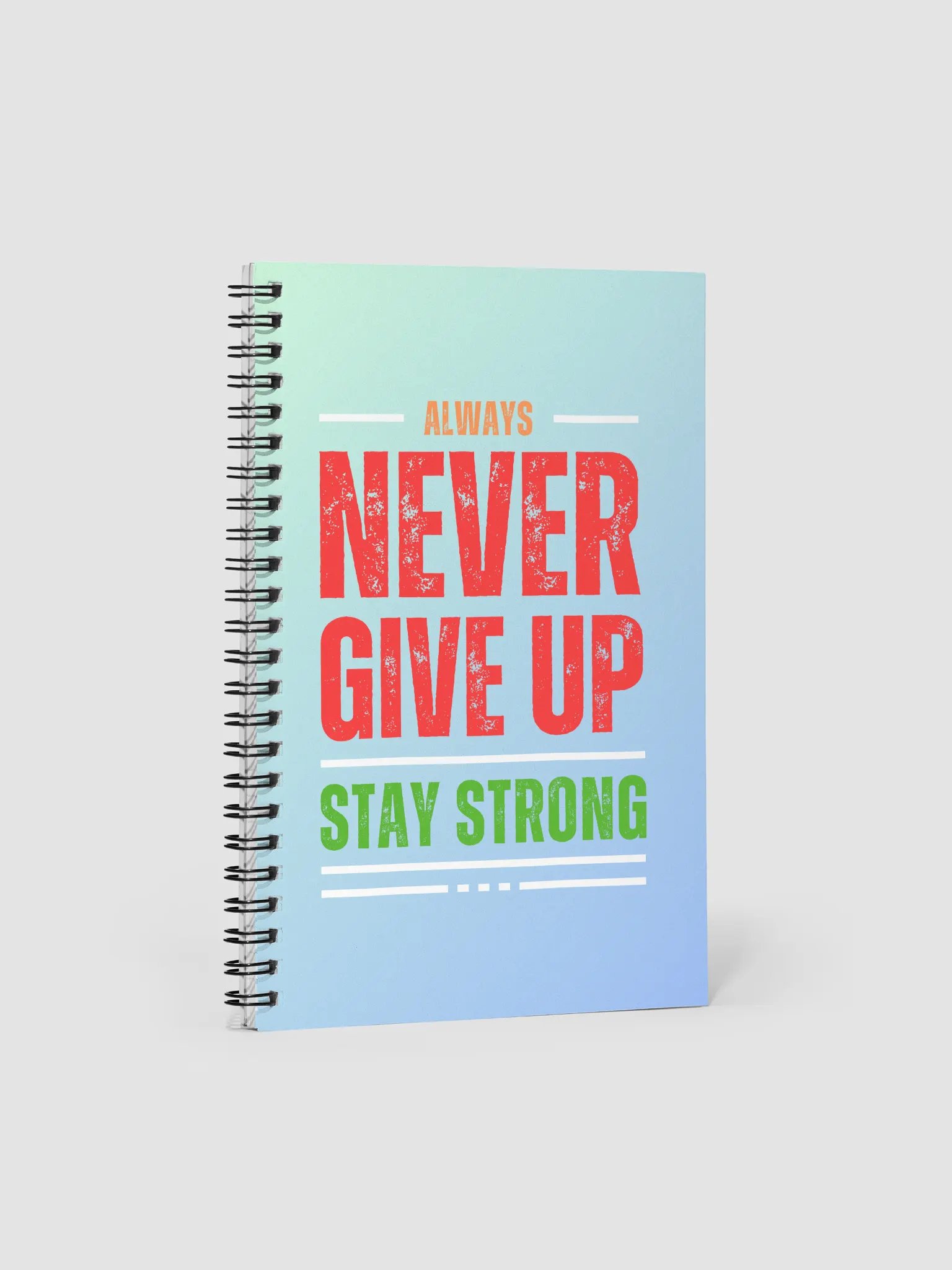 Motivational Quote Spiral Notebook product image (1)