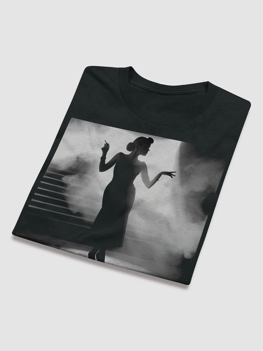 Elegance in Shadow: The Noir Chanteuse (Front Print Womens Tee) product image (5)