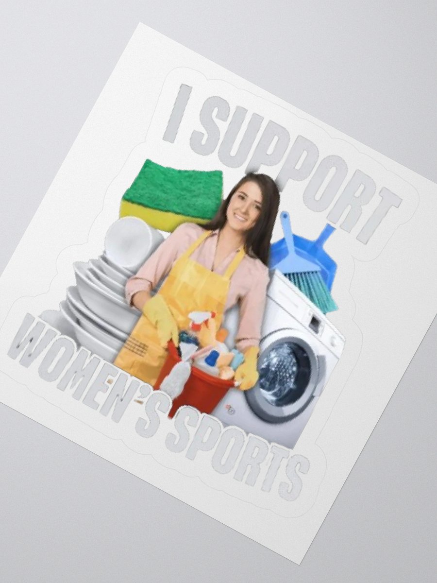 I Support Women's Sports Sticker product image (2)