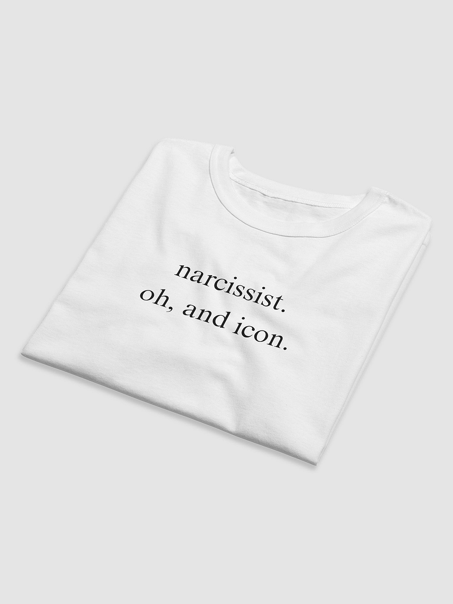 narcissist. oh, and icon. WHITE T-SHIRT product image (6)