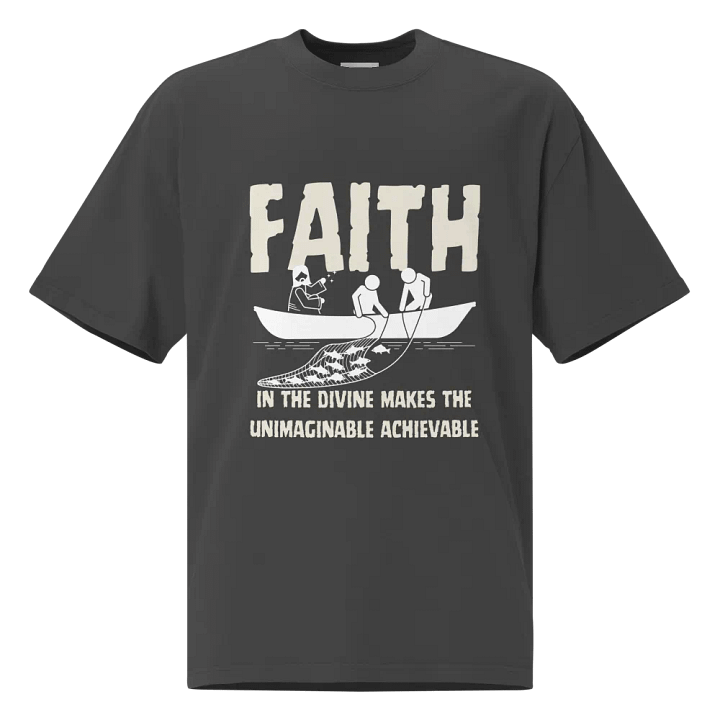Faith in the Divine Oversize Unisex T-shirt product image (1)